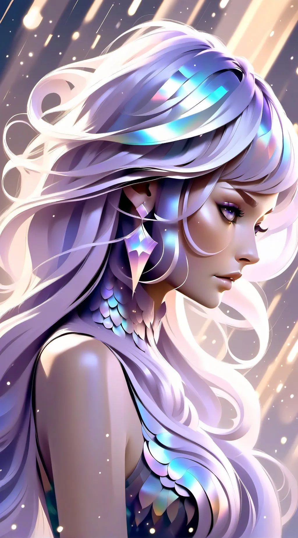 ai character: On discuss background