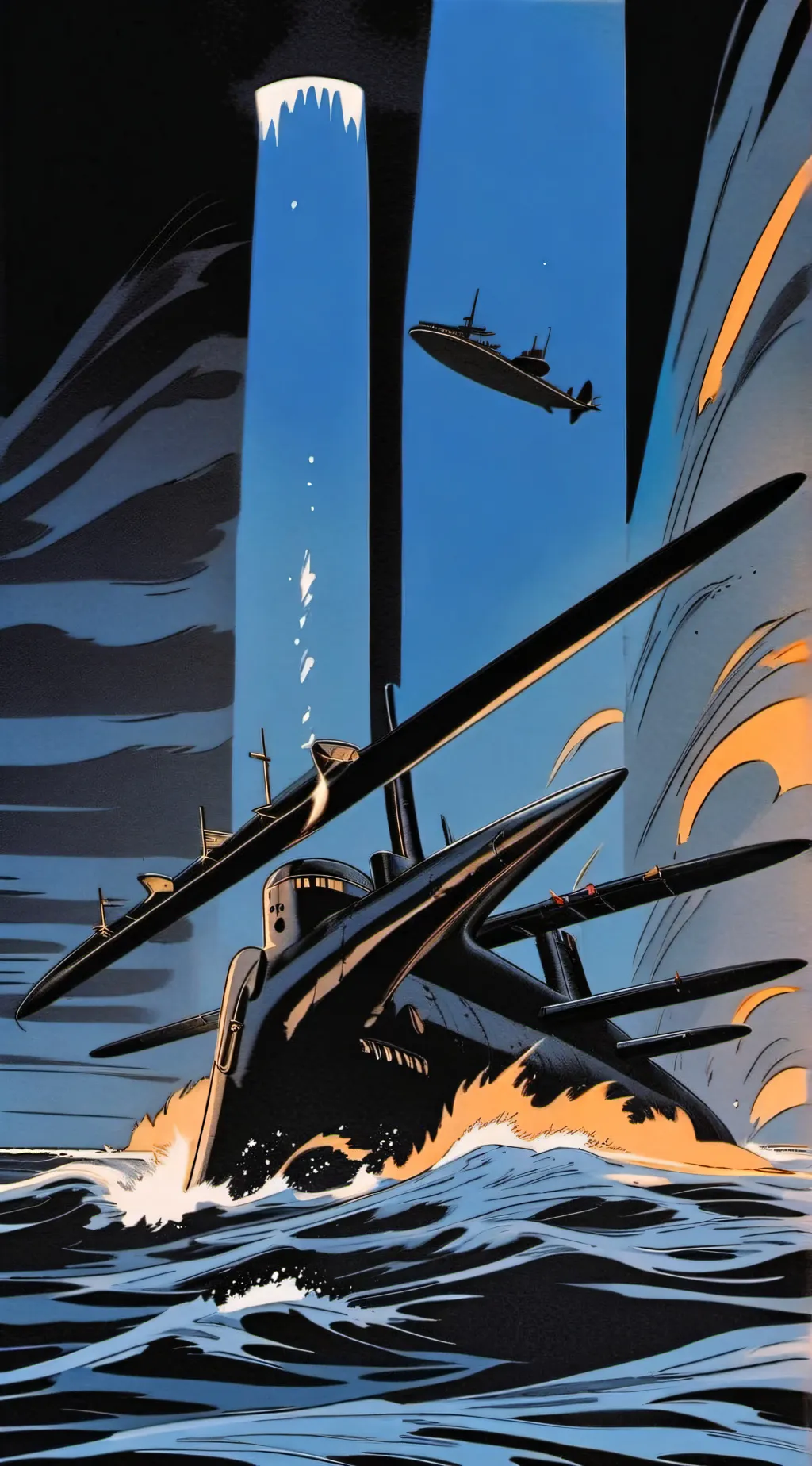 ai character: submarine breach background