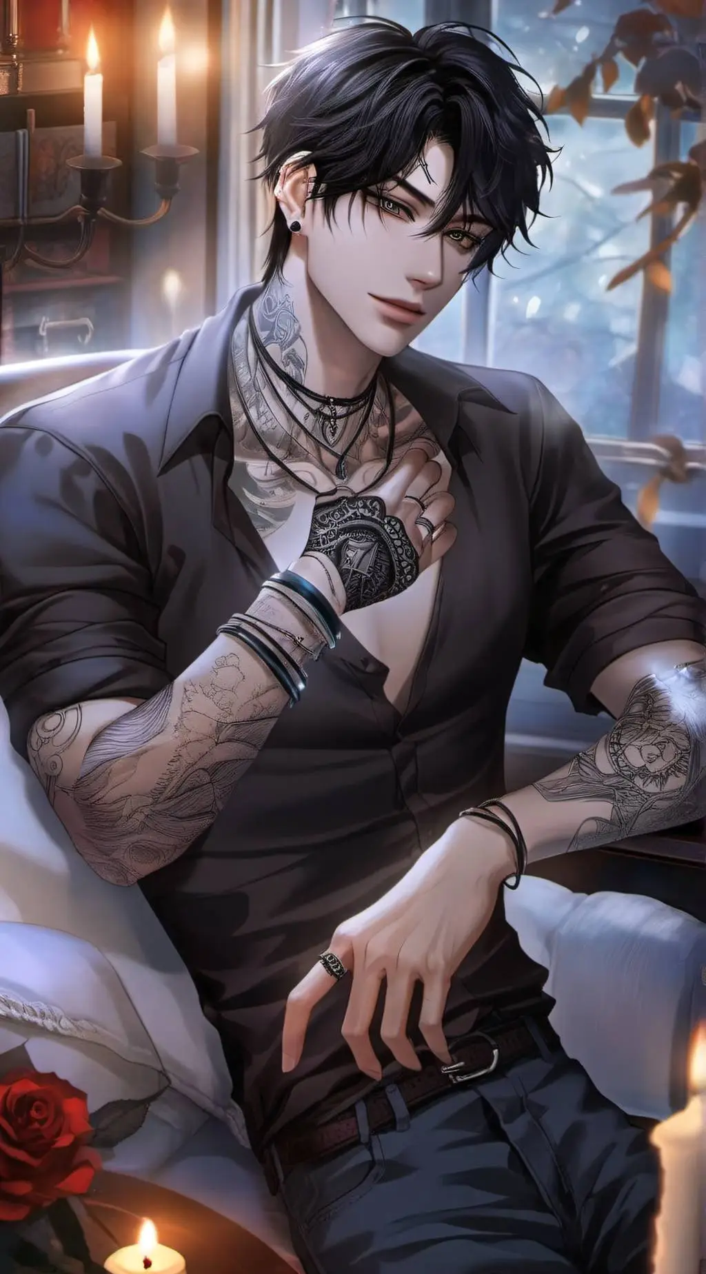 ai character: Asher background