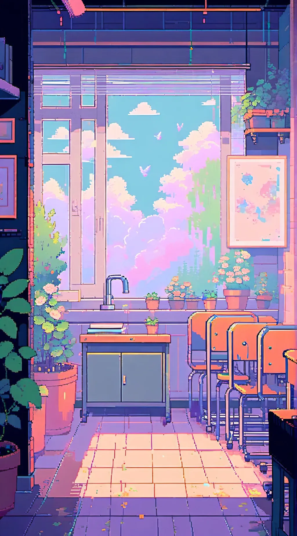 ai character: demon school background