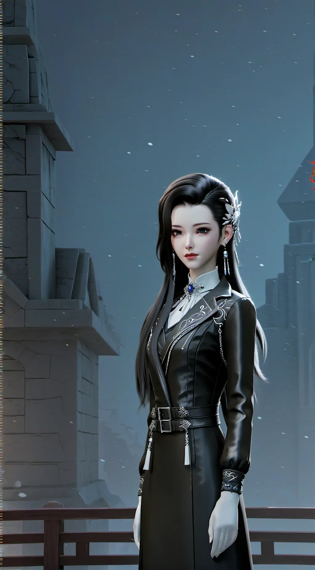 ai character: Morrigan Crow  background