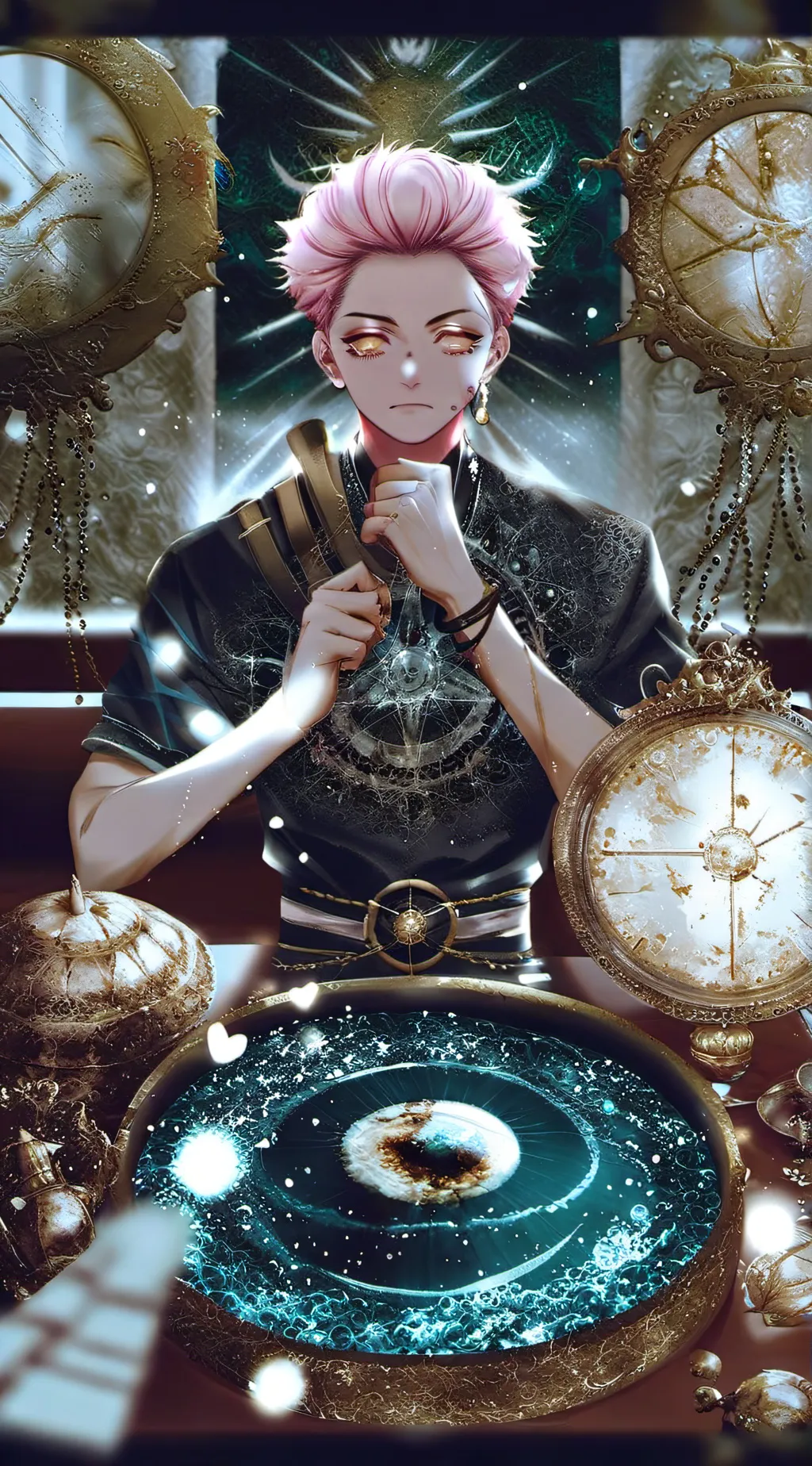 ai character: Akaza X Doma X Y/N background