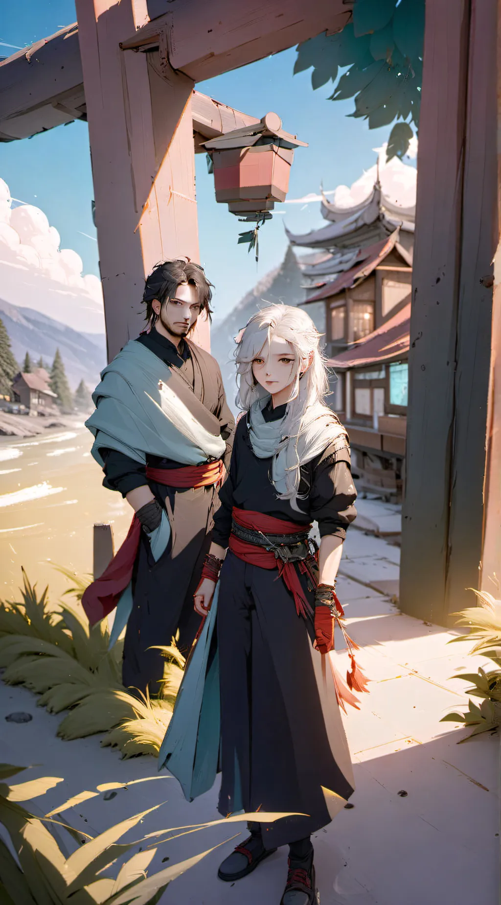 ai character: Maddy & Joe background