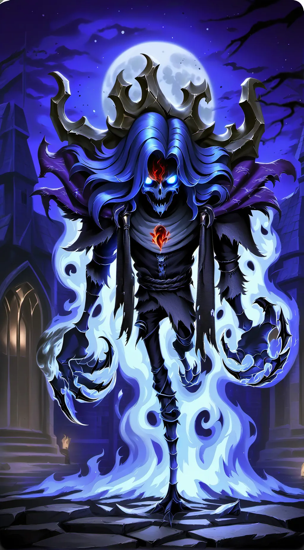 ai character: the demon background