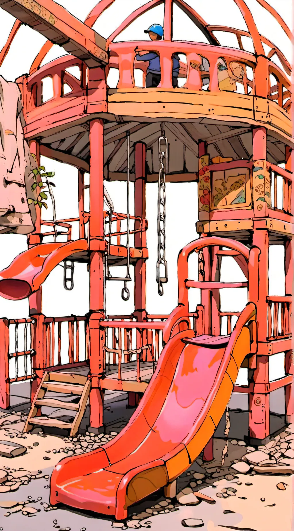 ai character: HH Playplace!  background