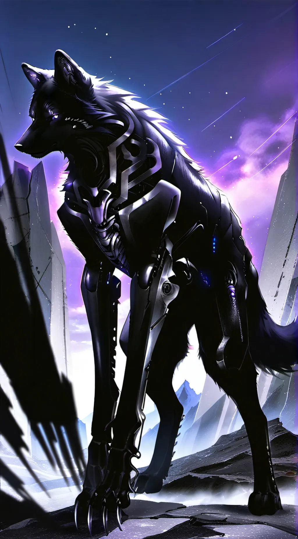 ai character: Fenrir  background