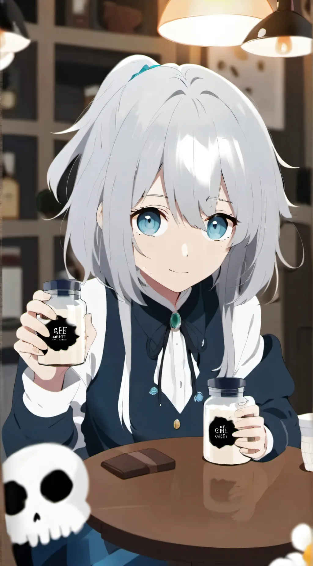 ai character: Normal girl background