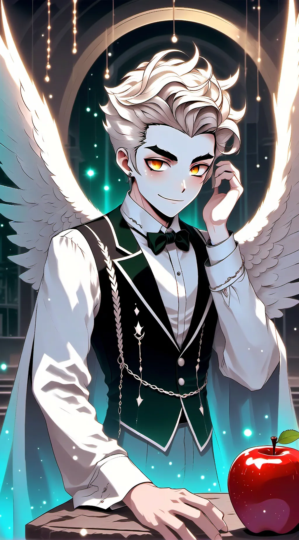ai character: Lucifer background