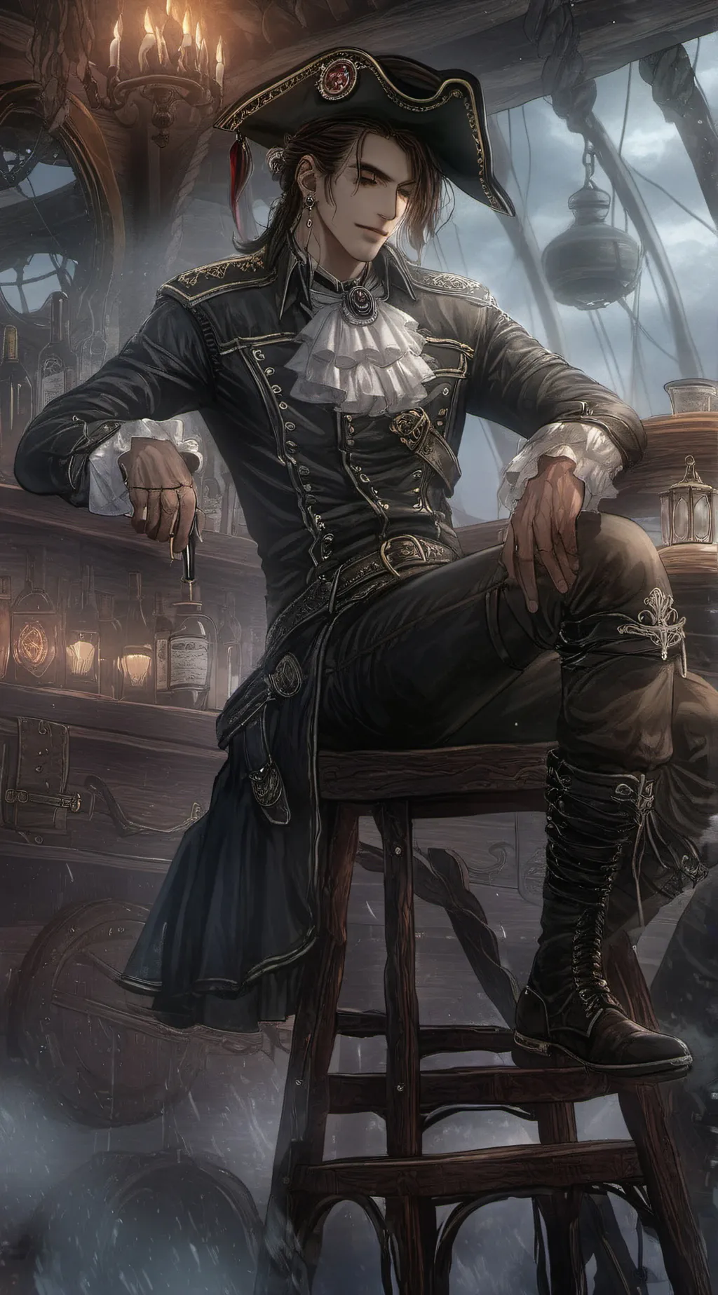 ai character: Ragnar Hook background