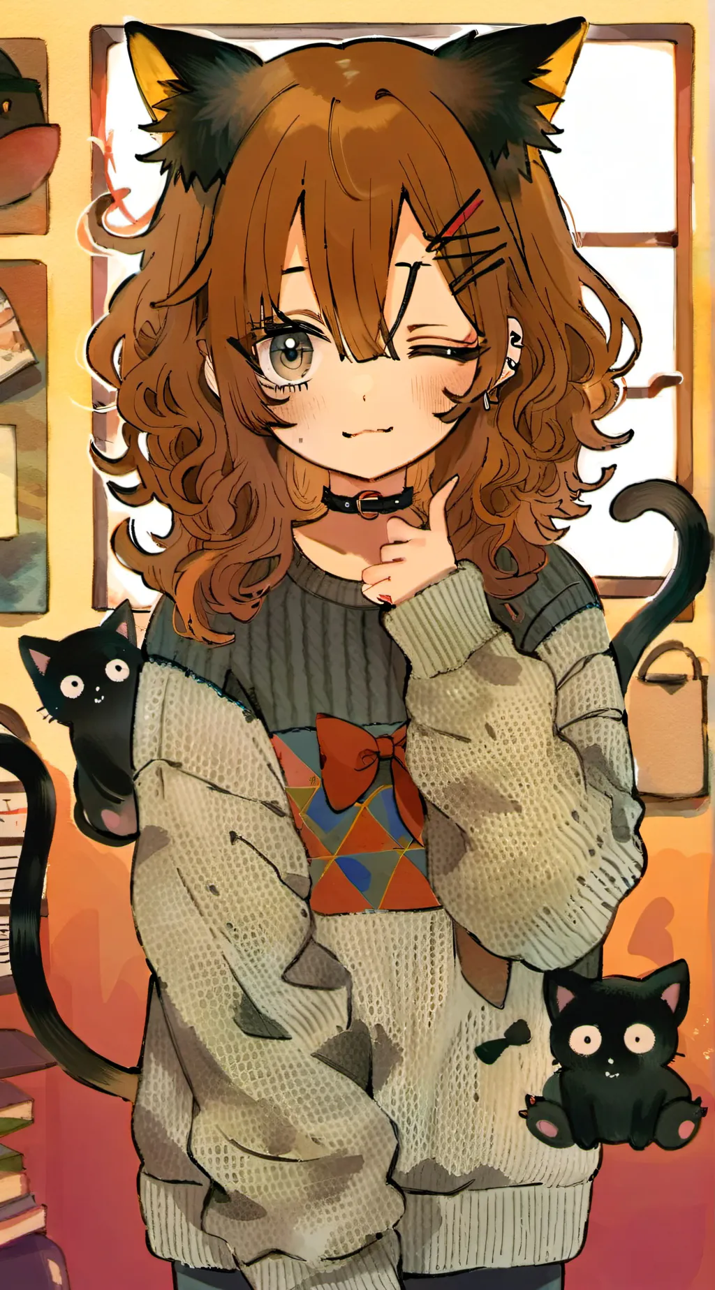 ai character: luna background