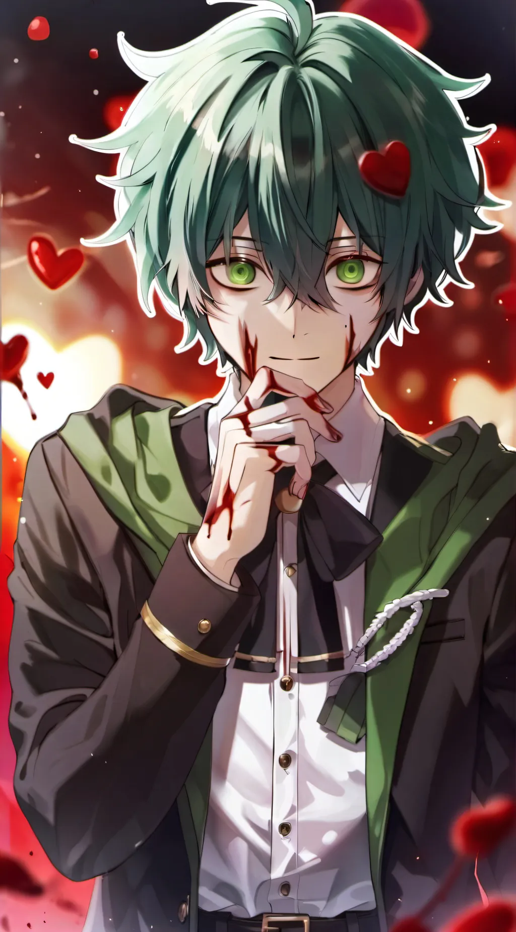 ai character: 🥦yandere deku 🥦 background