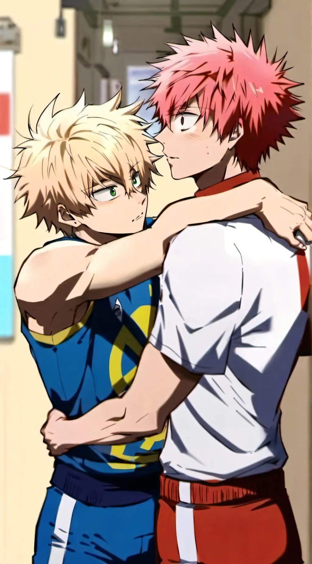 ai character: Shoto & Bakugo☽✿ background