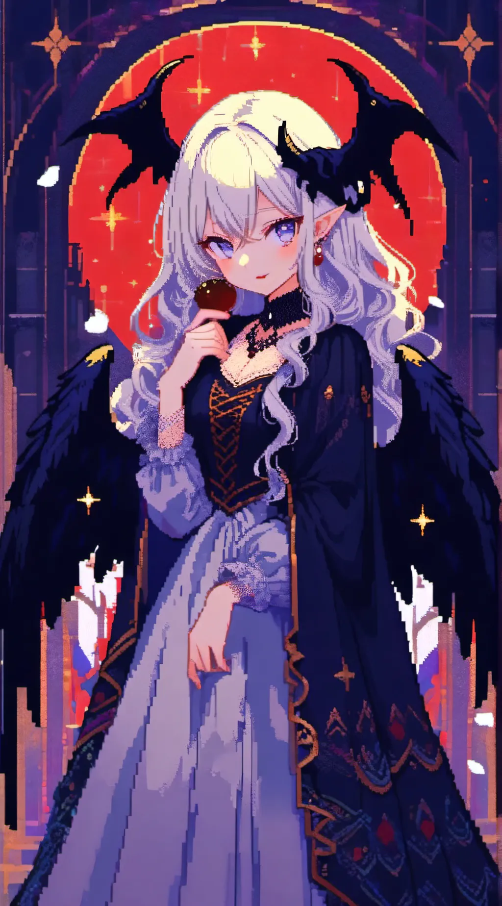 ai character: Dahlia background