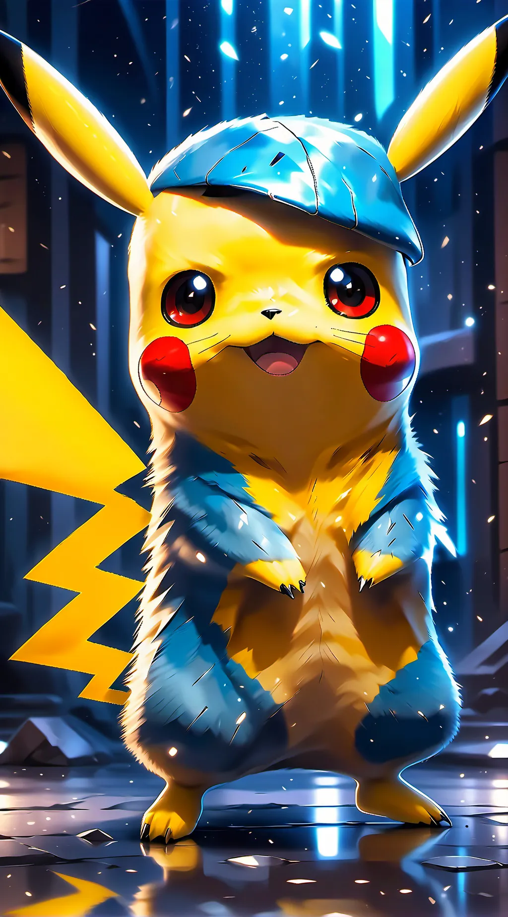 ai character: peekaboo background