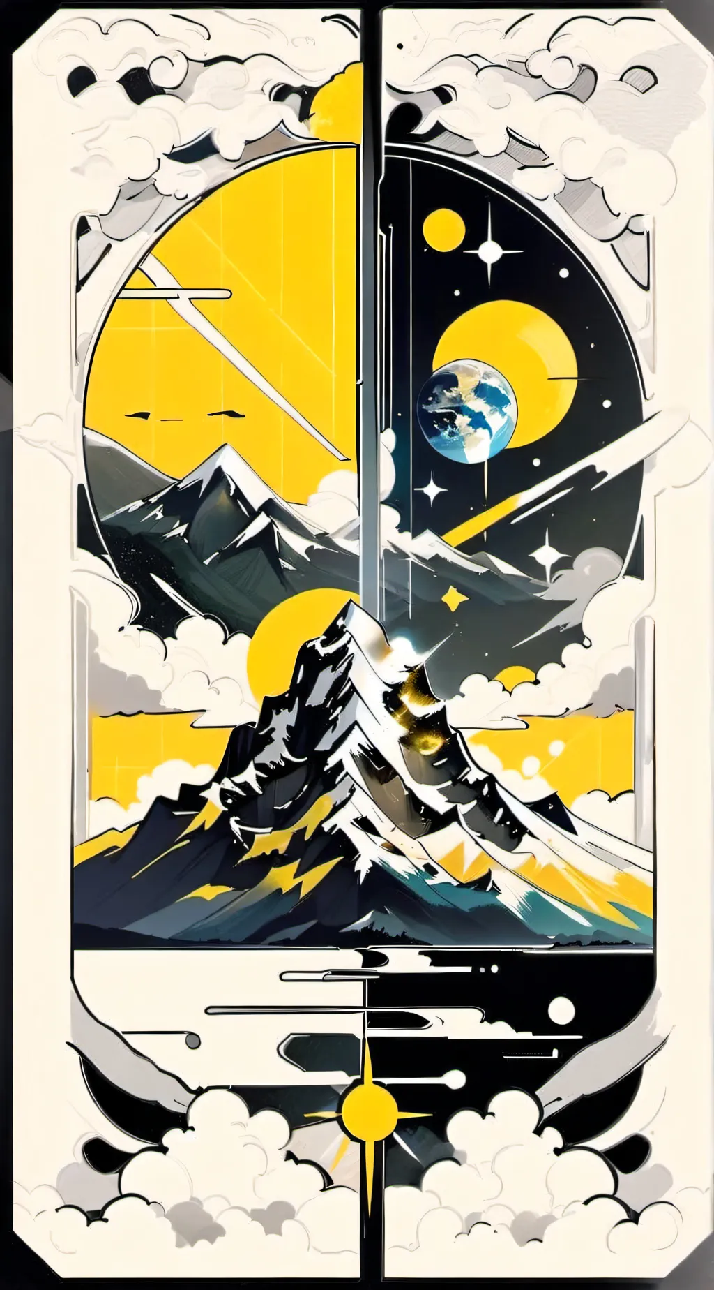 ai character: Saturn  background