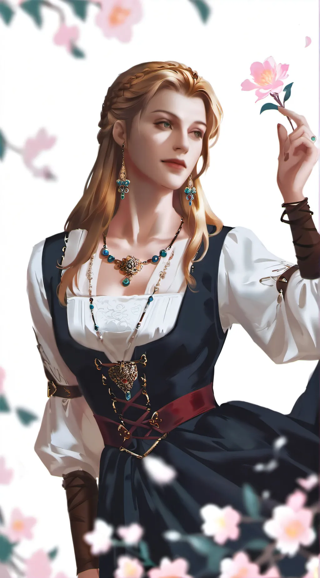 ai character: jane seymour  background