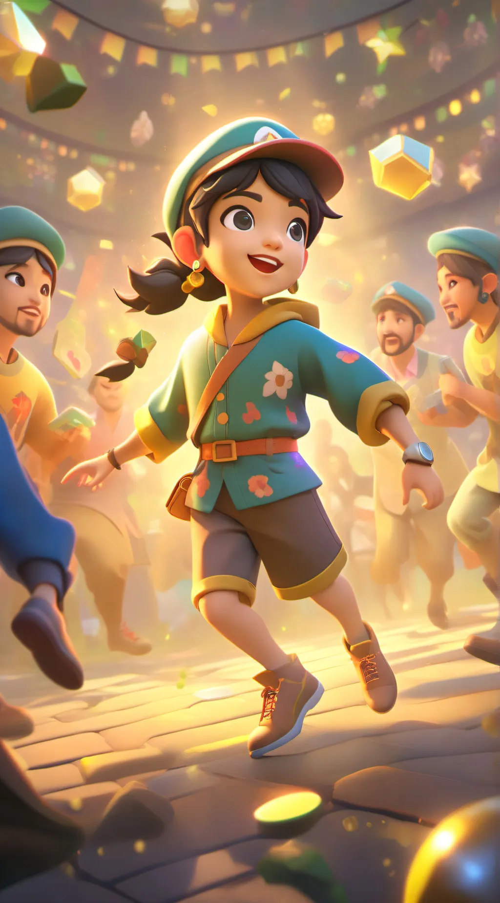 ai character: Powerpuff girls background