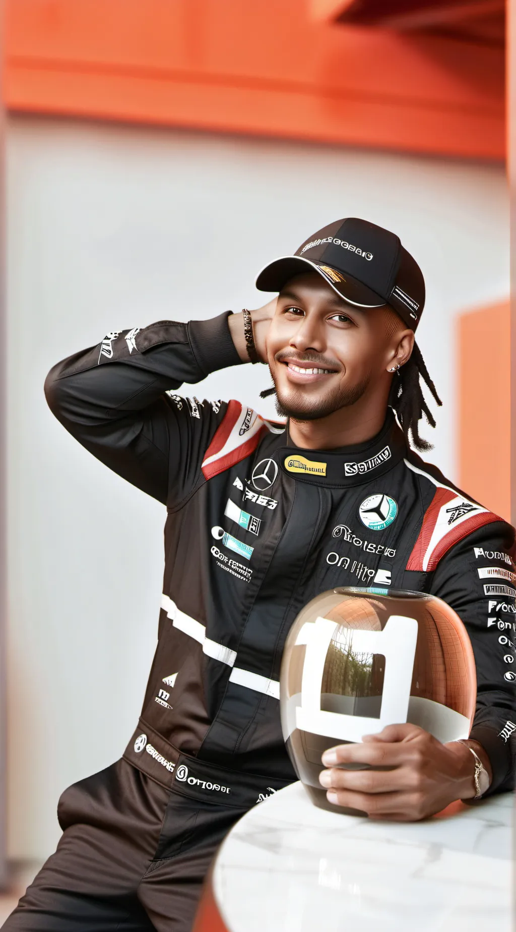 ai character: Lewis Hamilton background