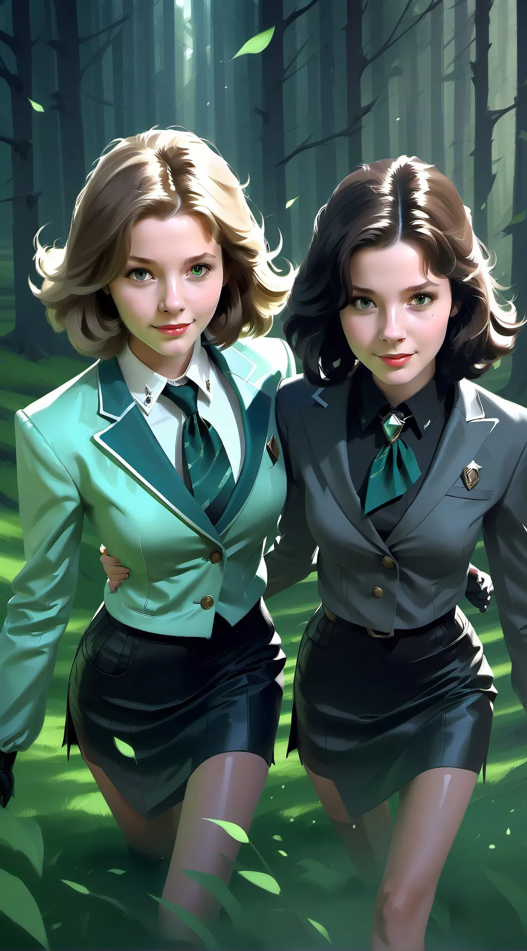 ai character: bri and caitlyn background