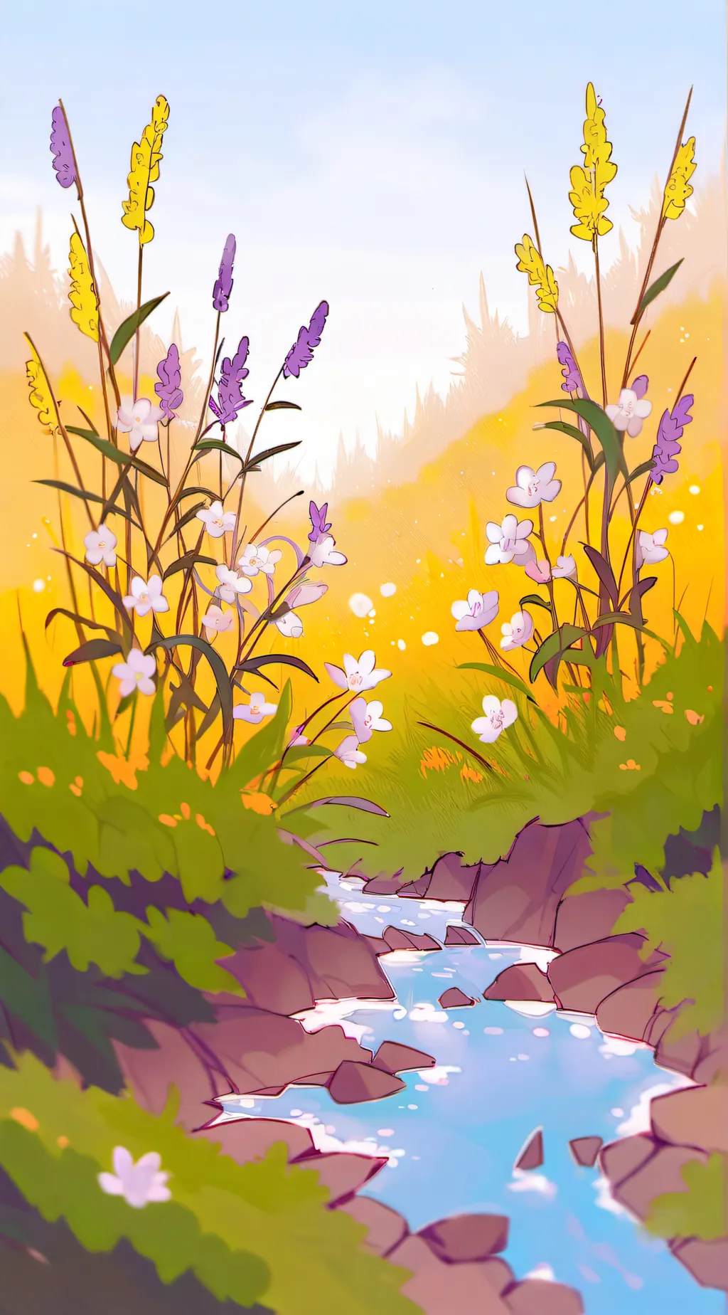 ai character: grass  background