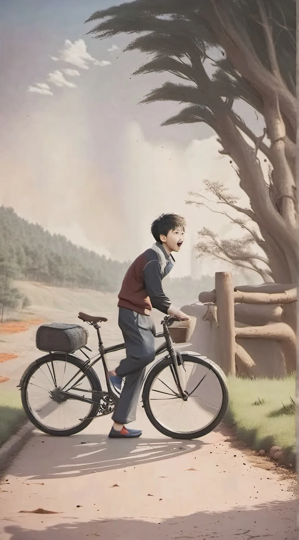 ai character: kyle background