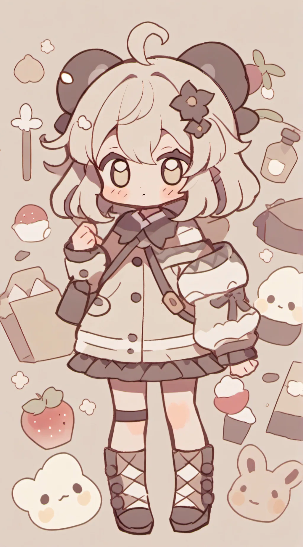 ai character: FOLLOW ME background