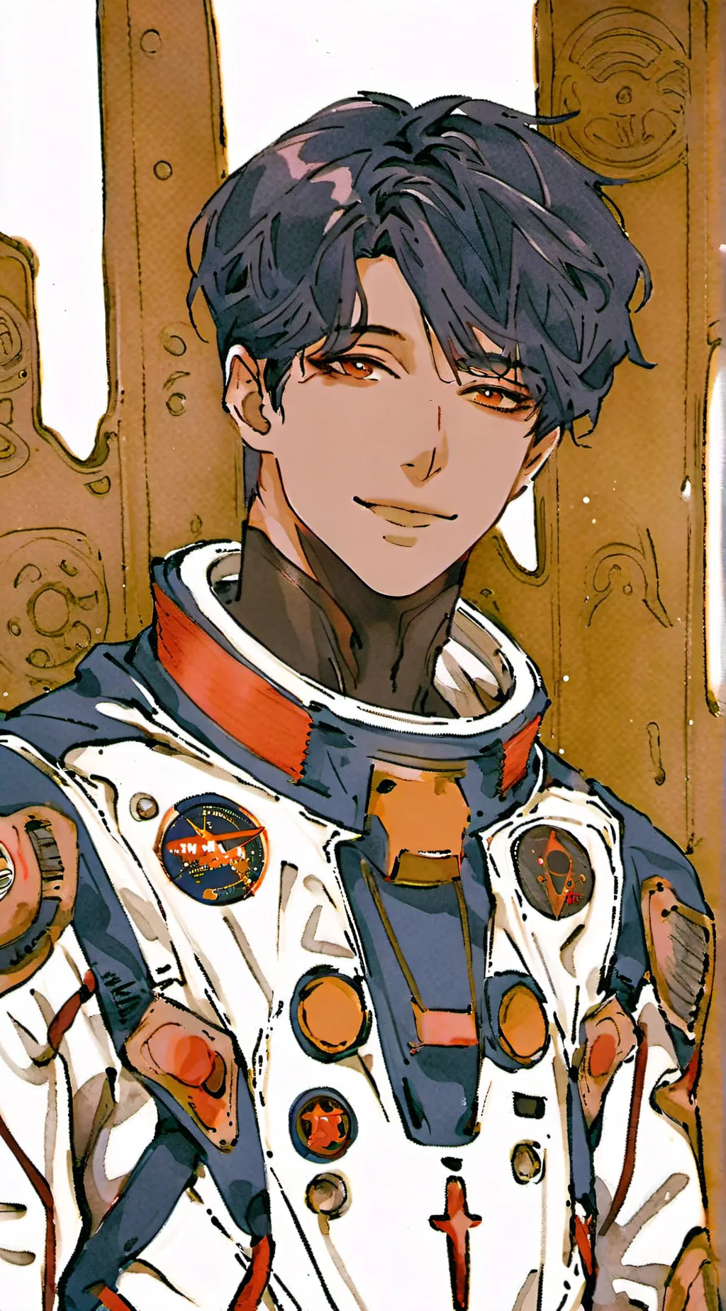 ai character: (Imposter) Blue background