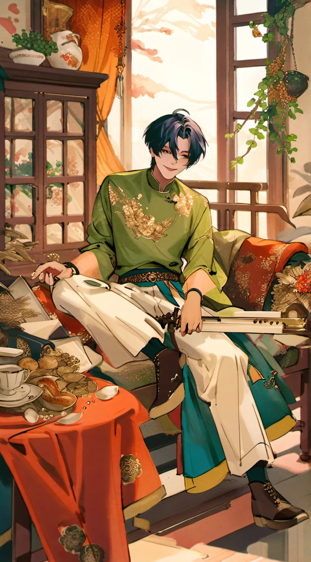 ai character: ENHYPEN background