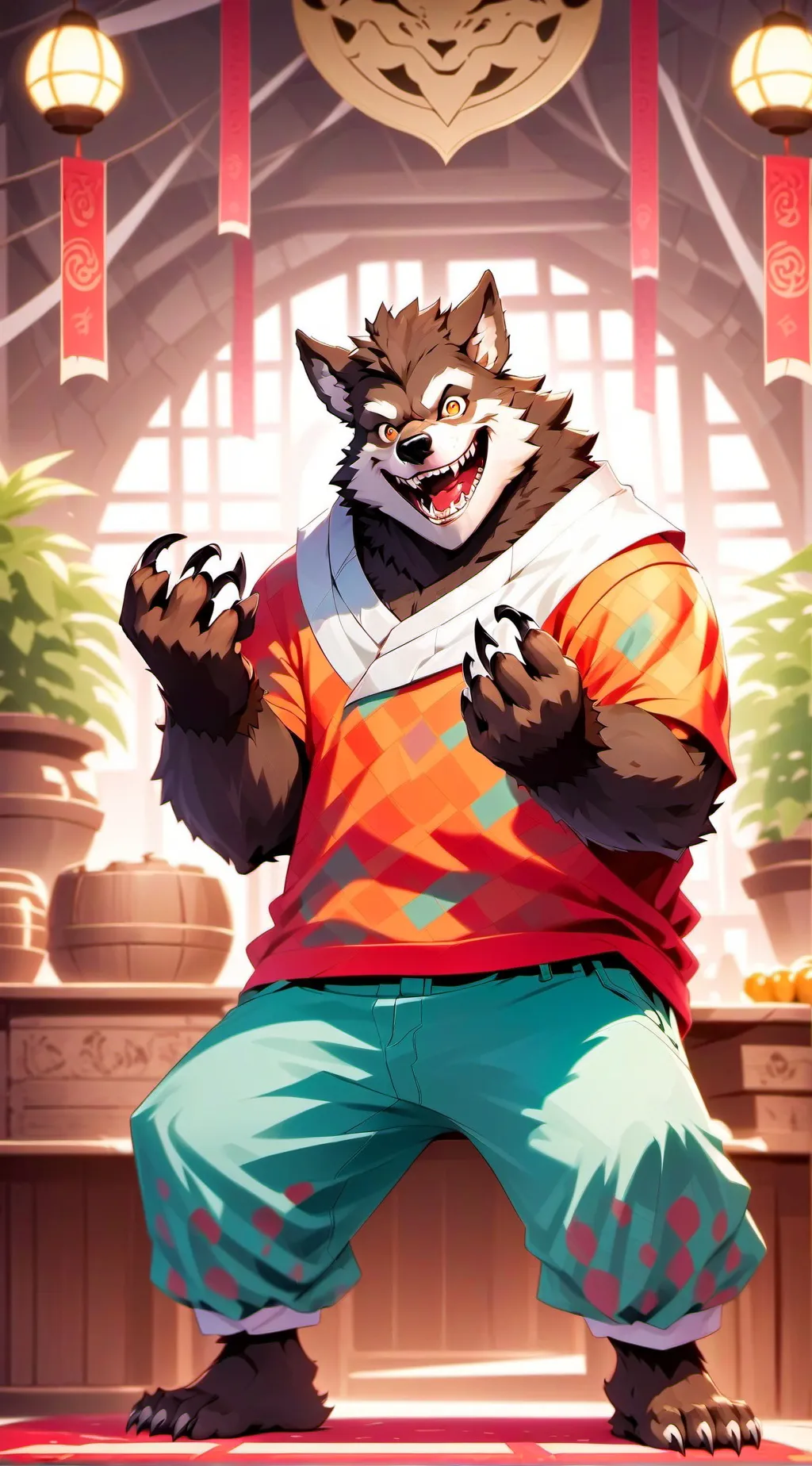 ai character: Warden background