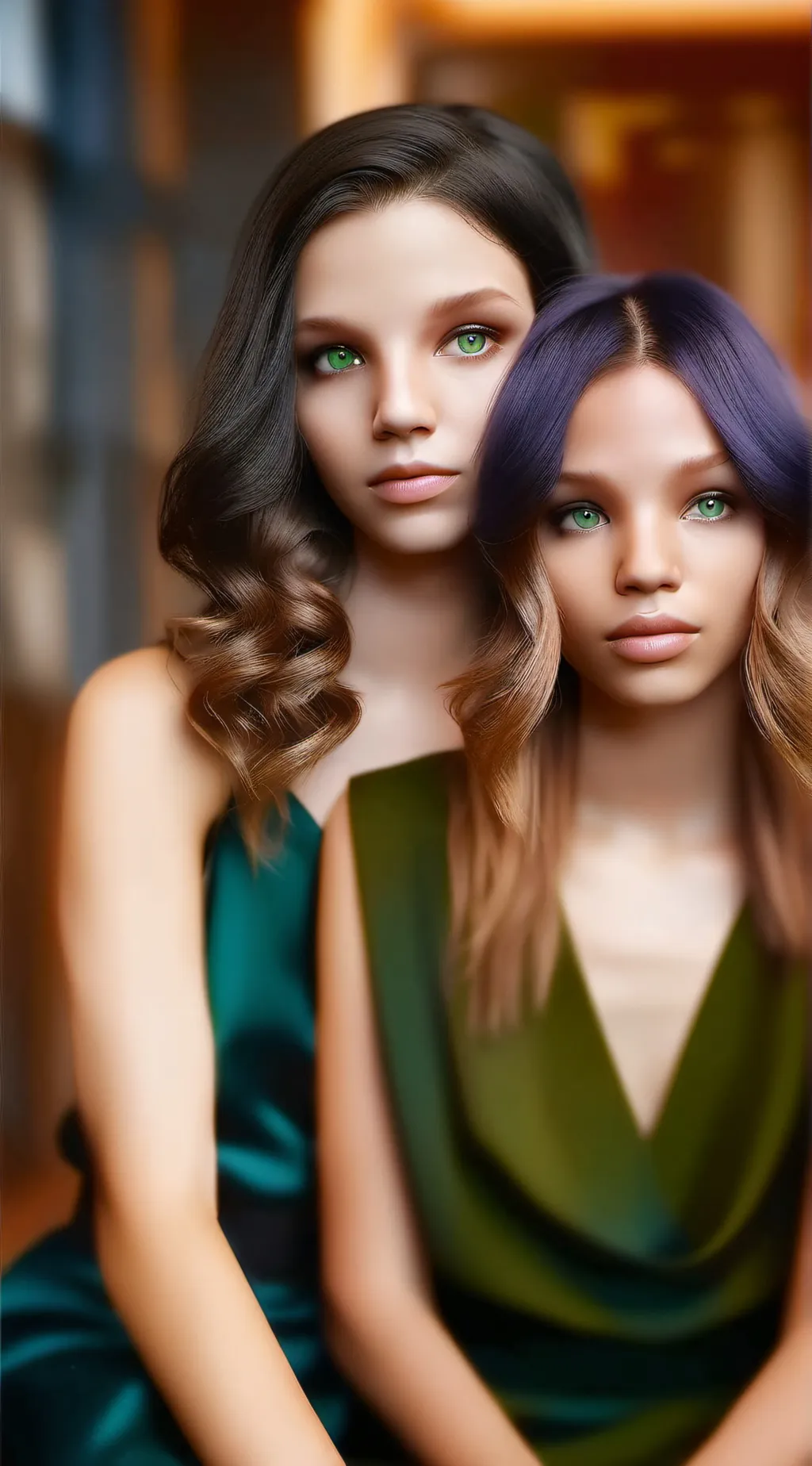 ai character: Jane and Jasmine background