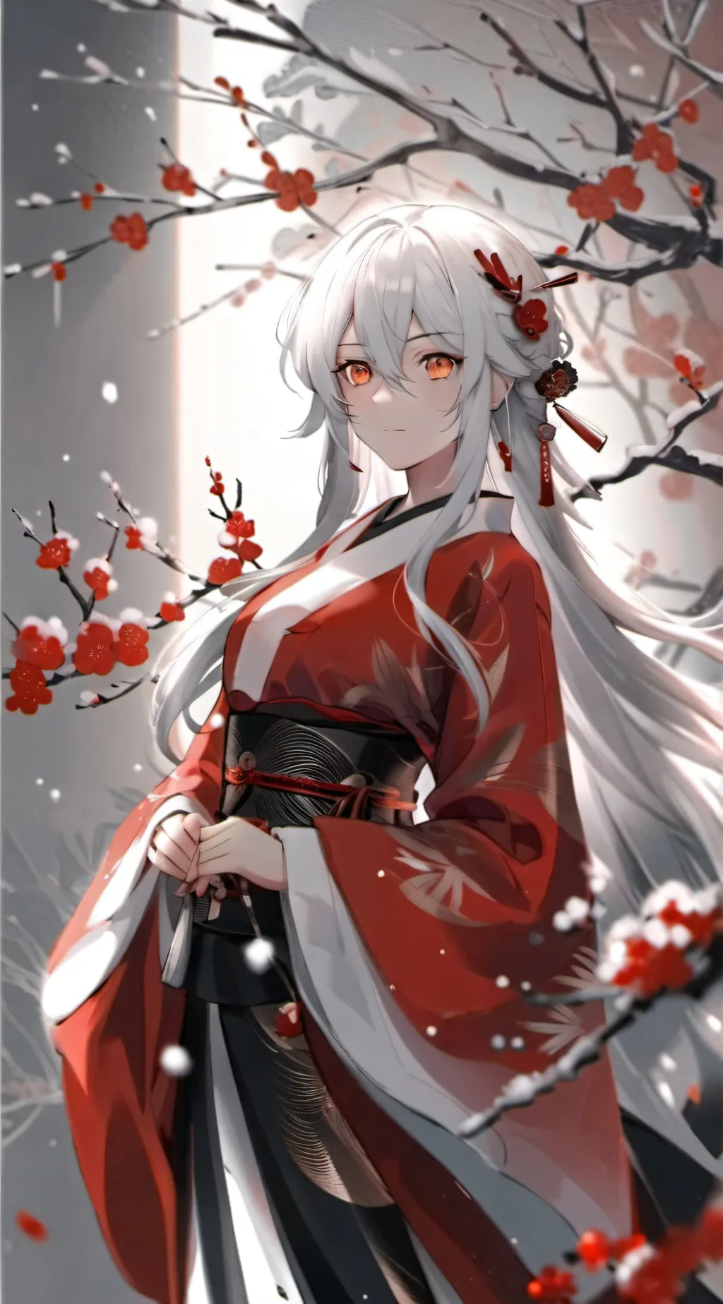 ai character: Demon slayer  background