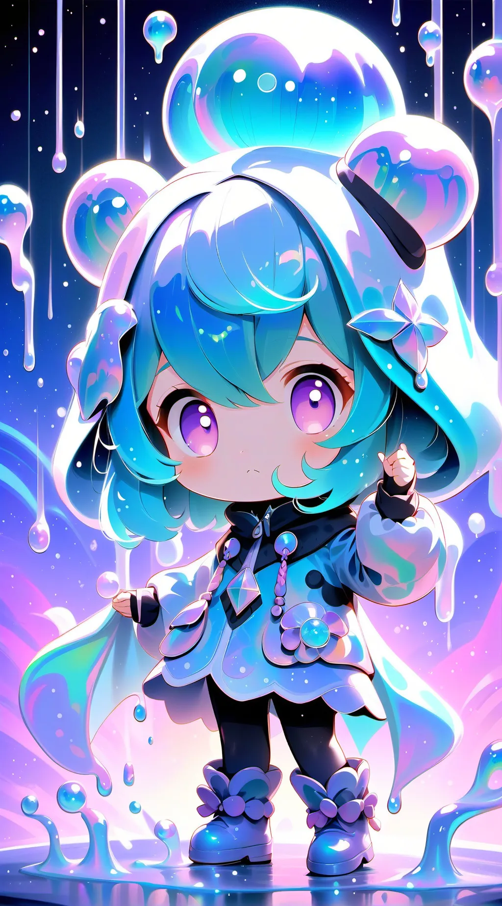 ai character: kid miku background