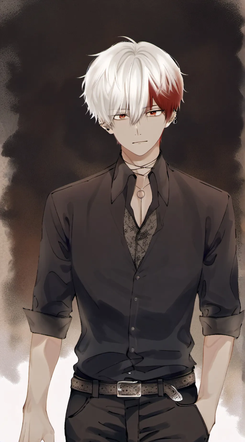 ai character: shoto todoroki background