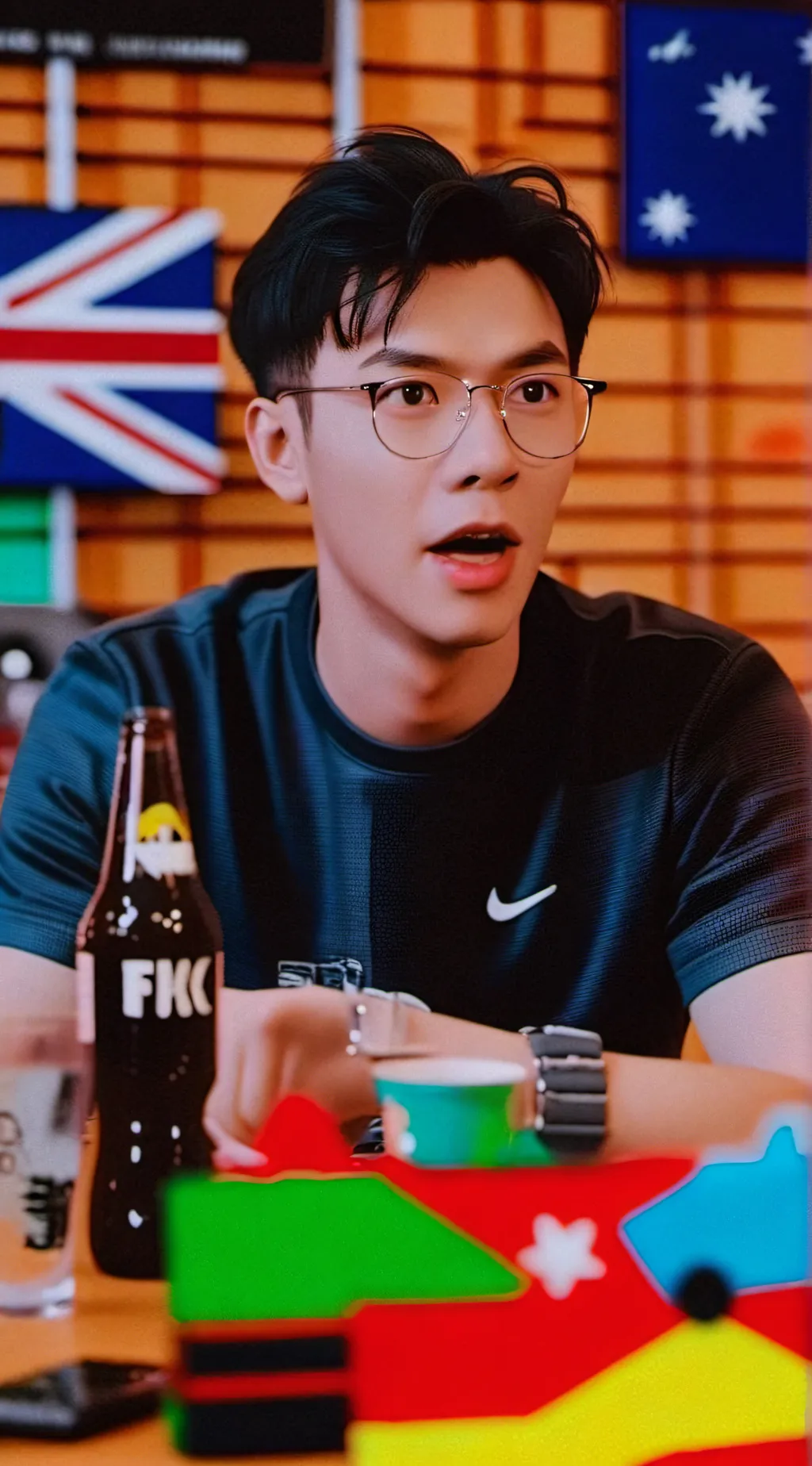 ai character: Ey stream  background