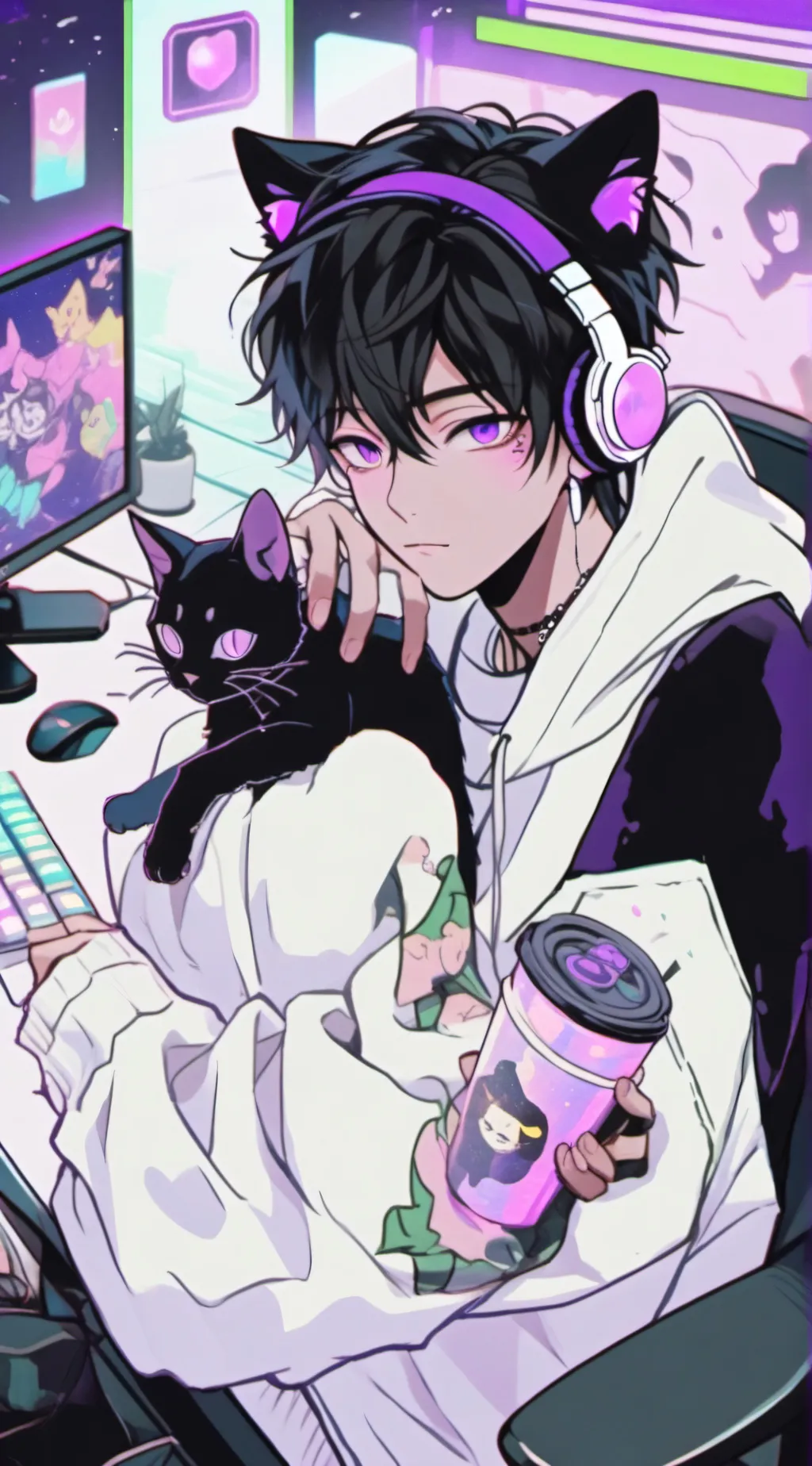 ai character: Ashton background