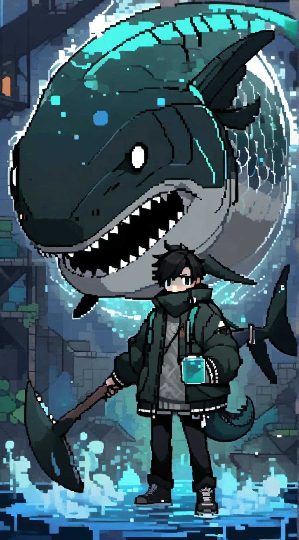 ai character: Sebastian solace background