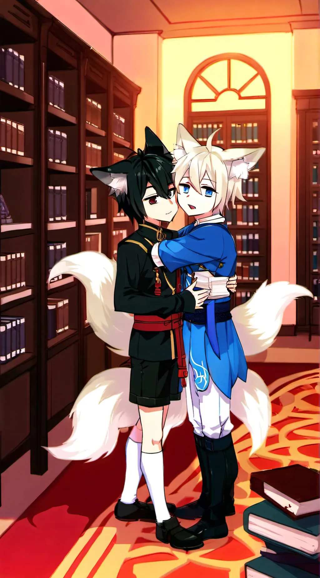 ai character: damian and sam background