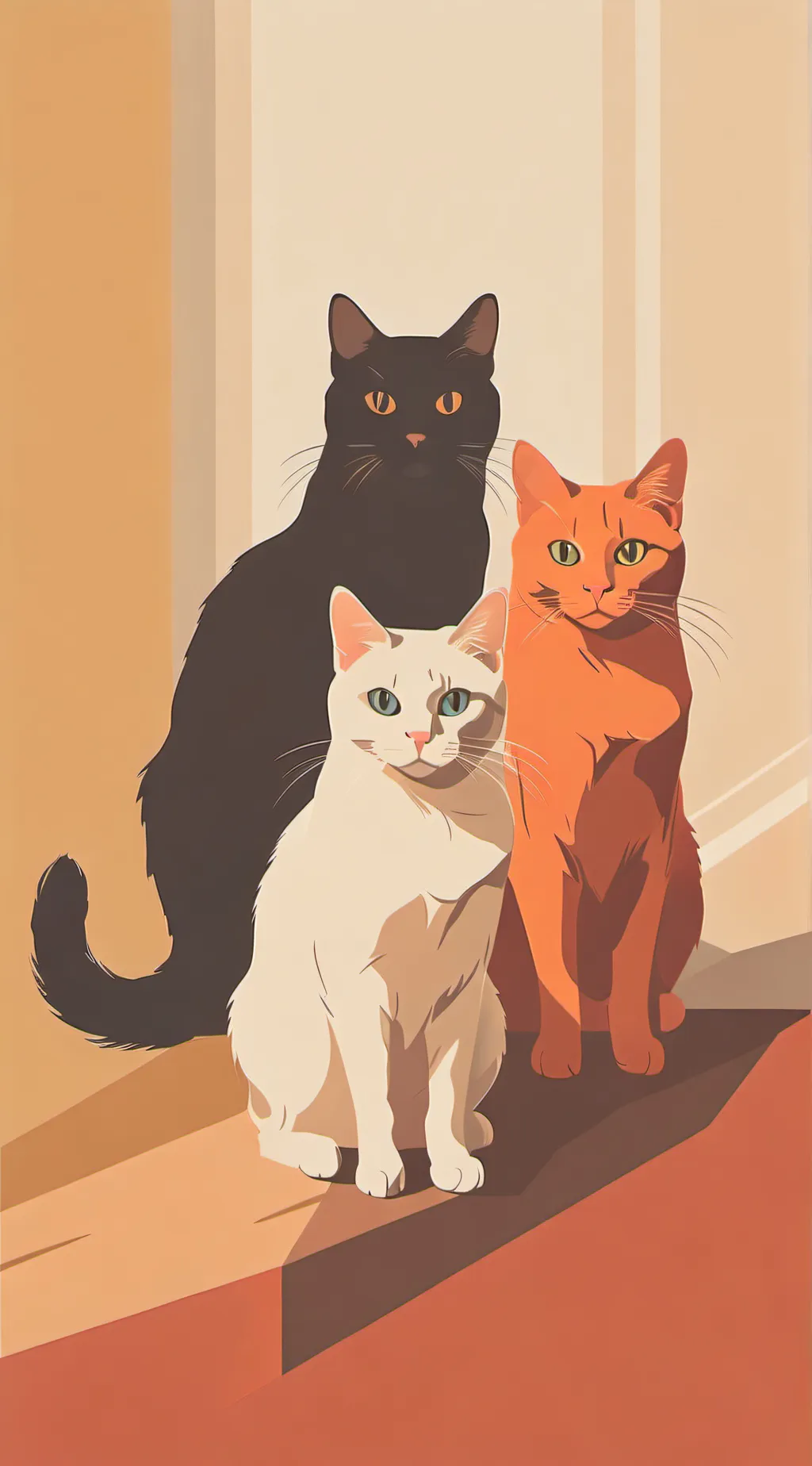 ai character:  kitty game background