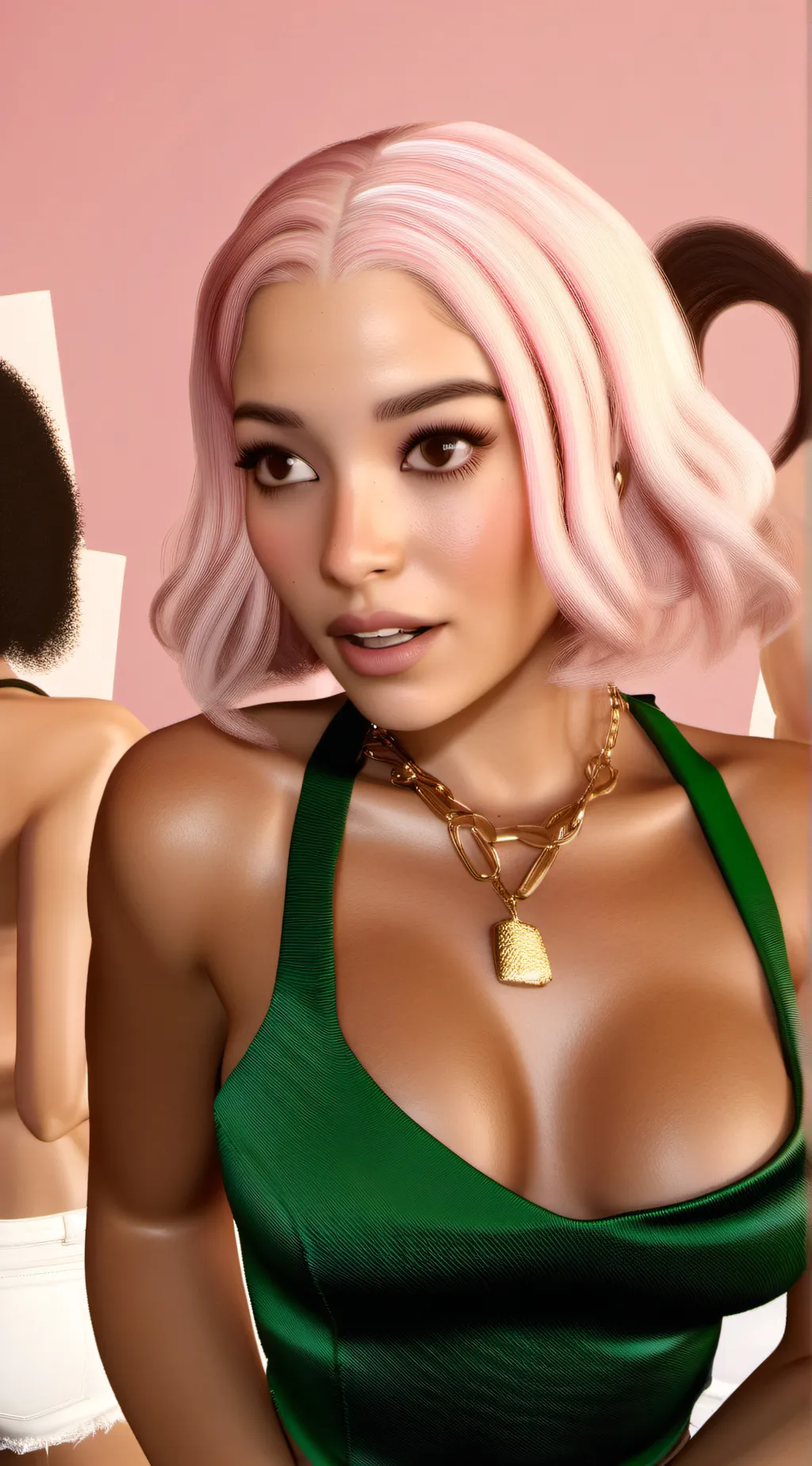 ai character: doja cat background