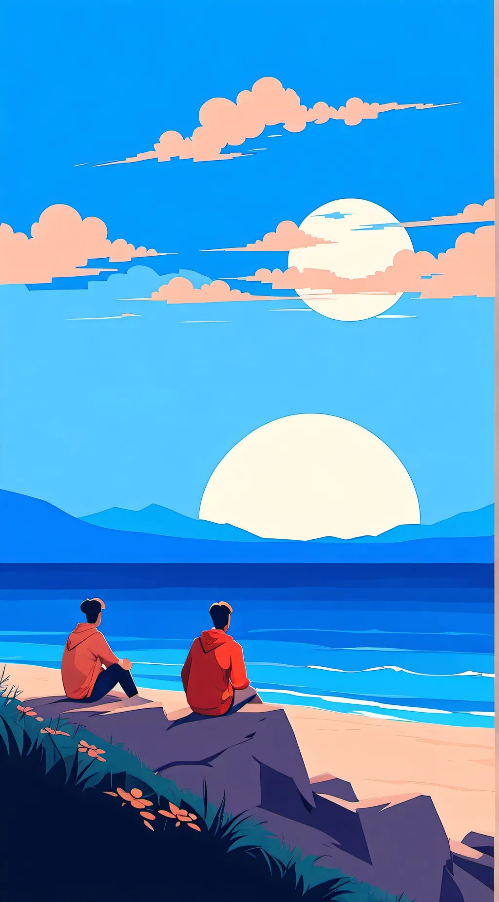 ai character: Fpexbeach background