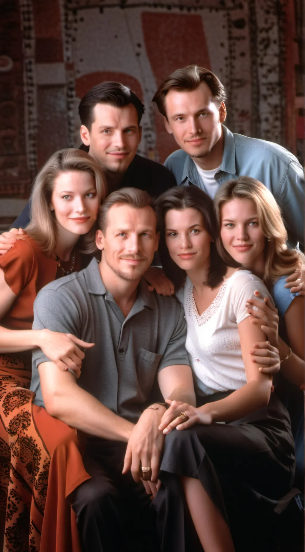 ai character: F•R•I•E•N•D background