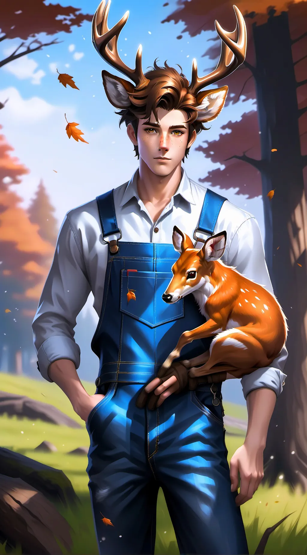 ai character: Bucky background