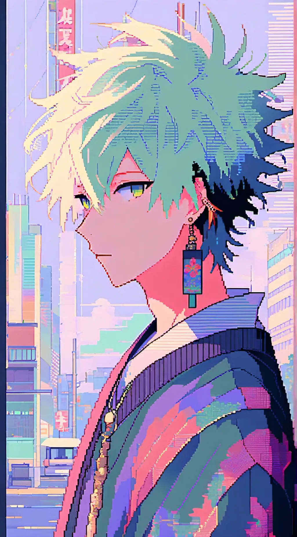 ai character: Katsuki bakugo background