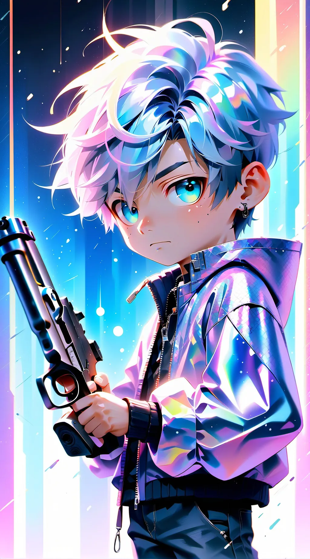 ai character: Try beat up background