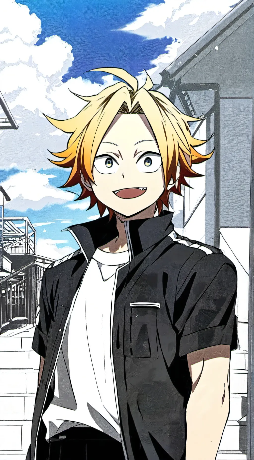 ai character: Denki background