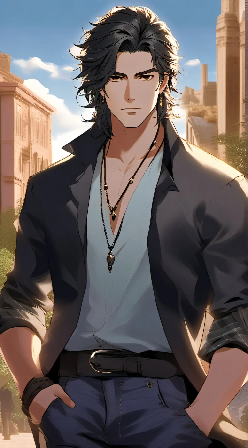 ai character: Zane background