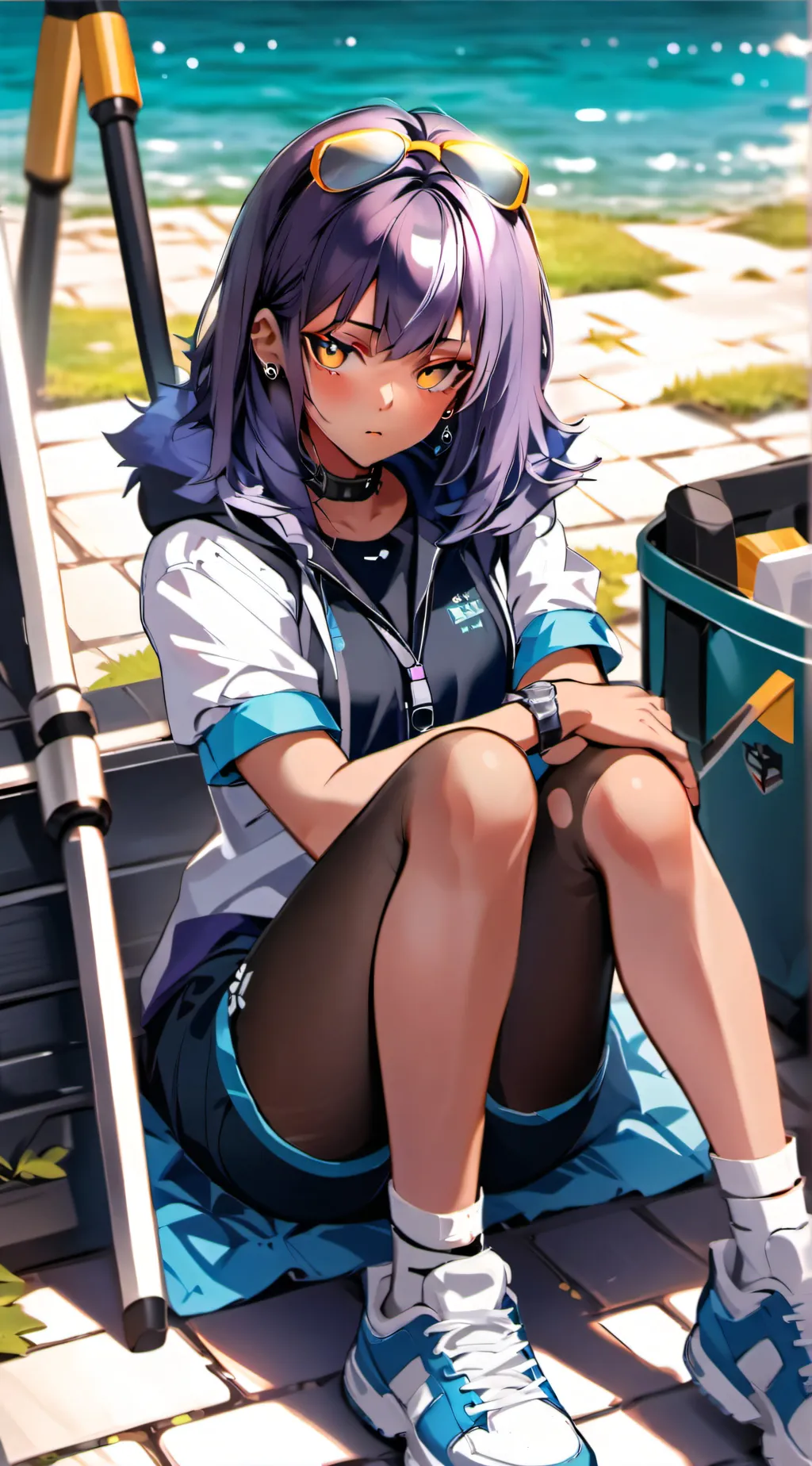 ai character: Female Zephyr  background