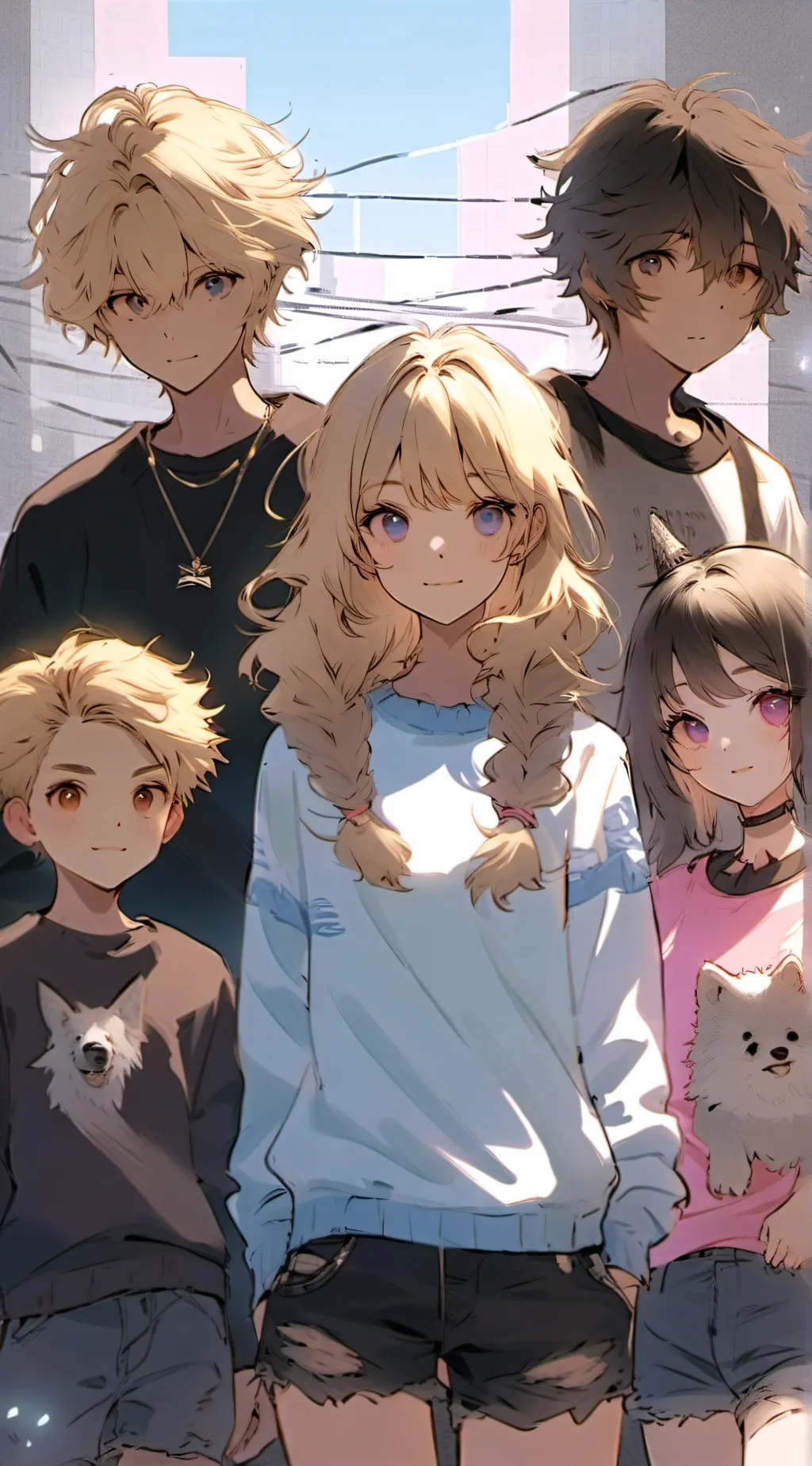 ai character: Tamie crew  background