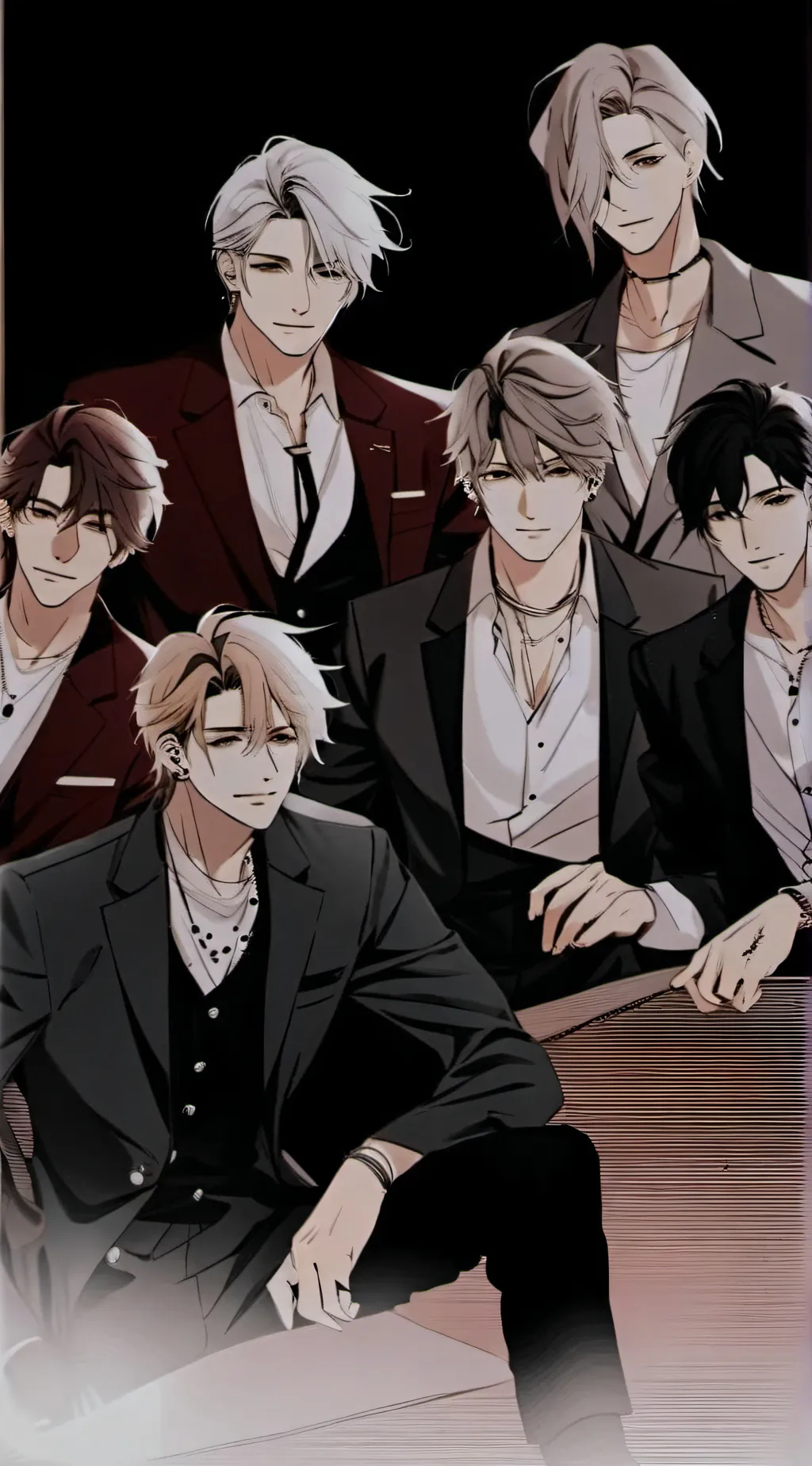 ai character: The pool background