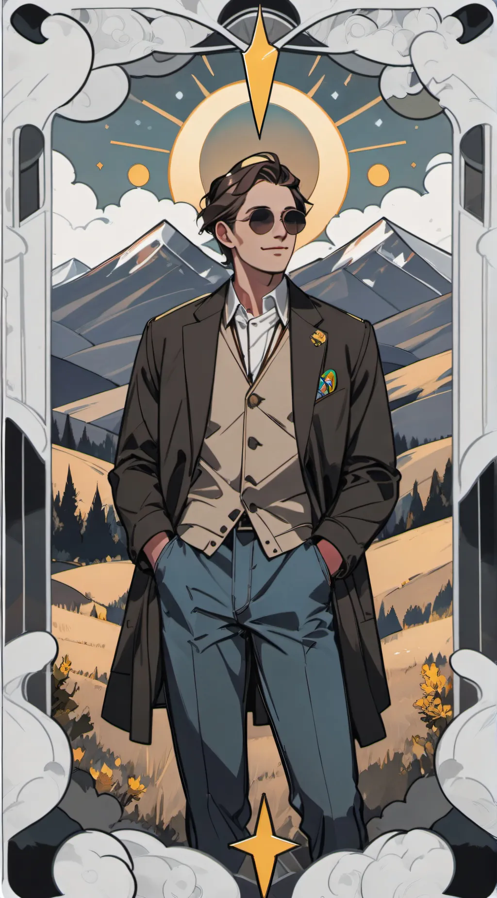 ai character: Baker Andrews background